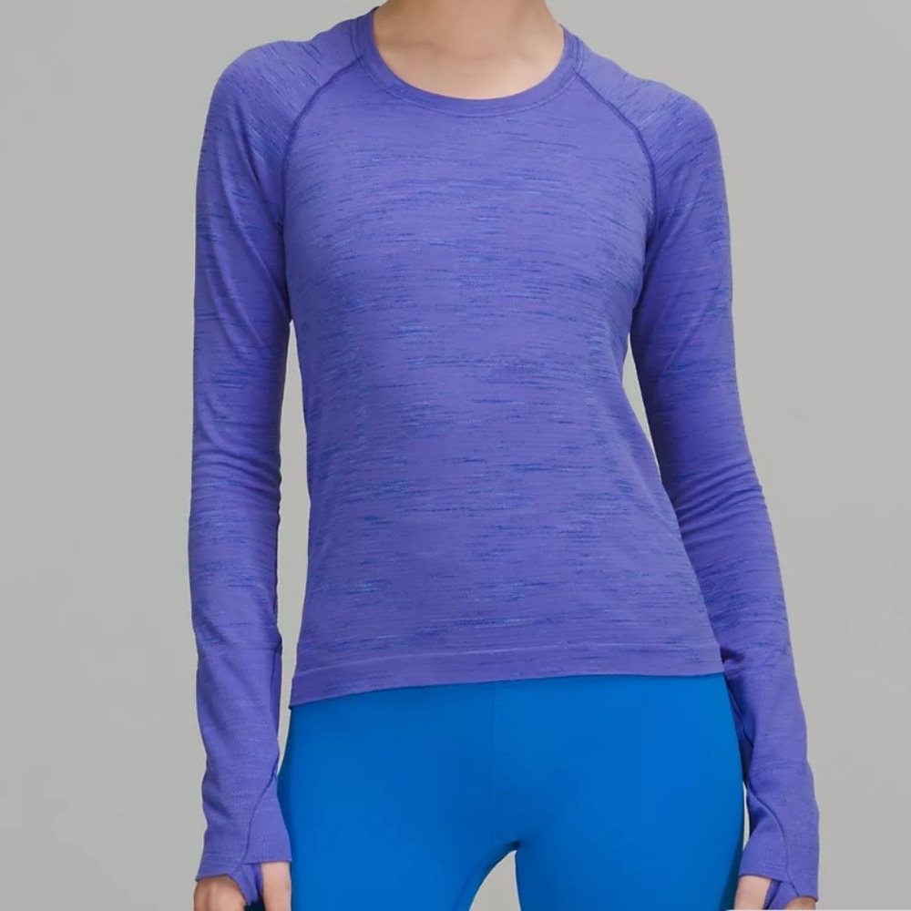 lululemon athletica Purple Long Sleeve Top